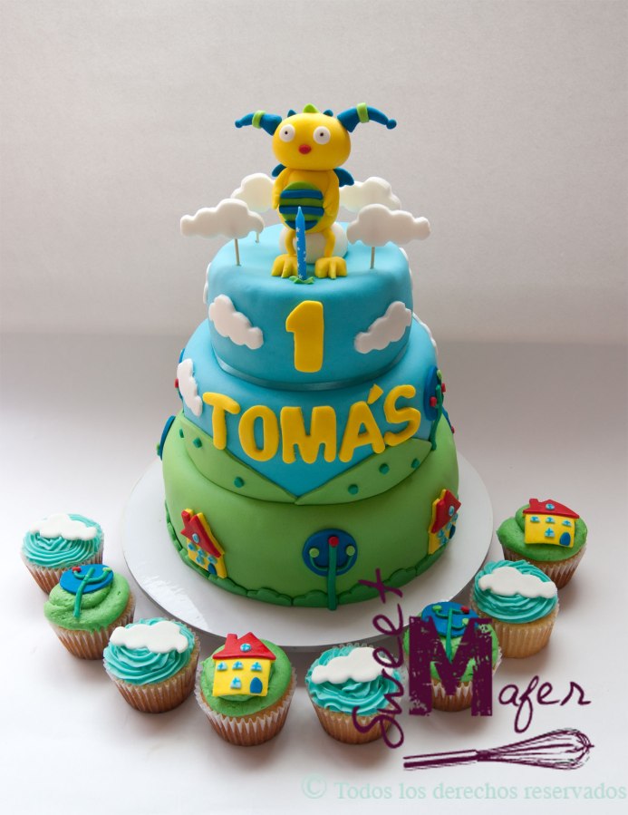 torta-y-cups-henry-monster