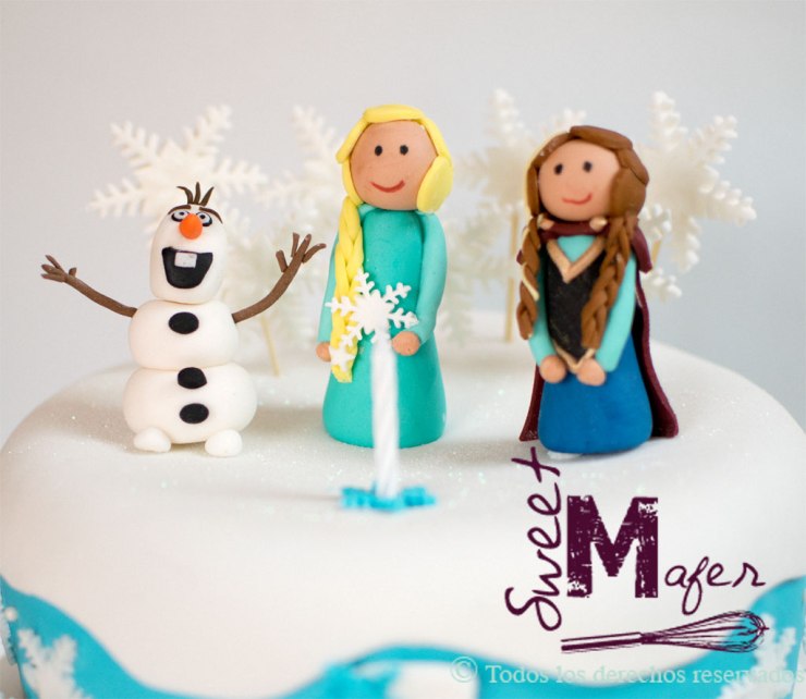 Elsa, Anna y Olaf