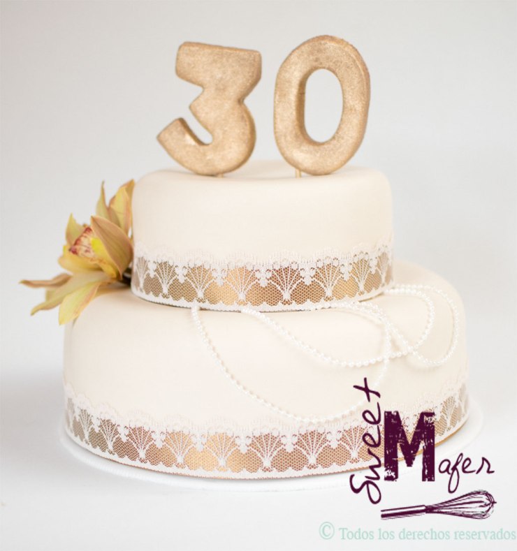 Torta bodas de perla