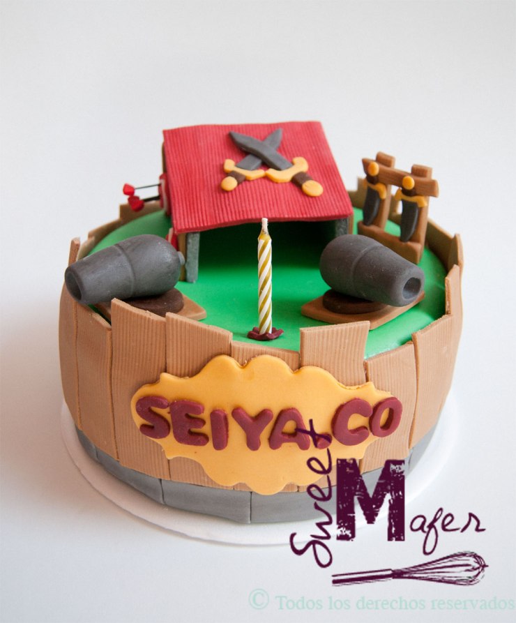 Torta de Cash of clans de Sweet Mafer