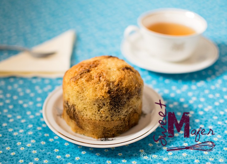 Torta marmolada de Sweet Mafer (mezcla de vainilla y chocolate)