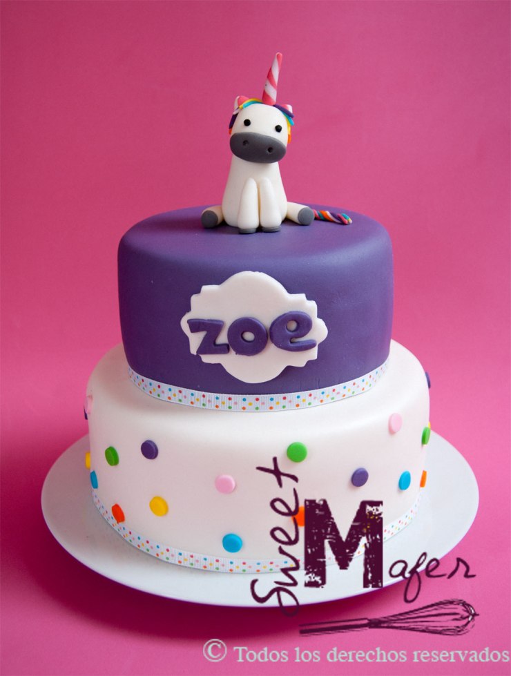 Torta unicornio de Sweet Mafer