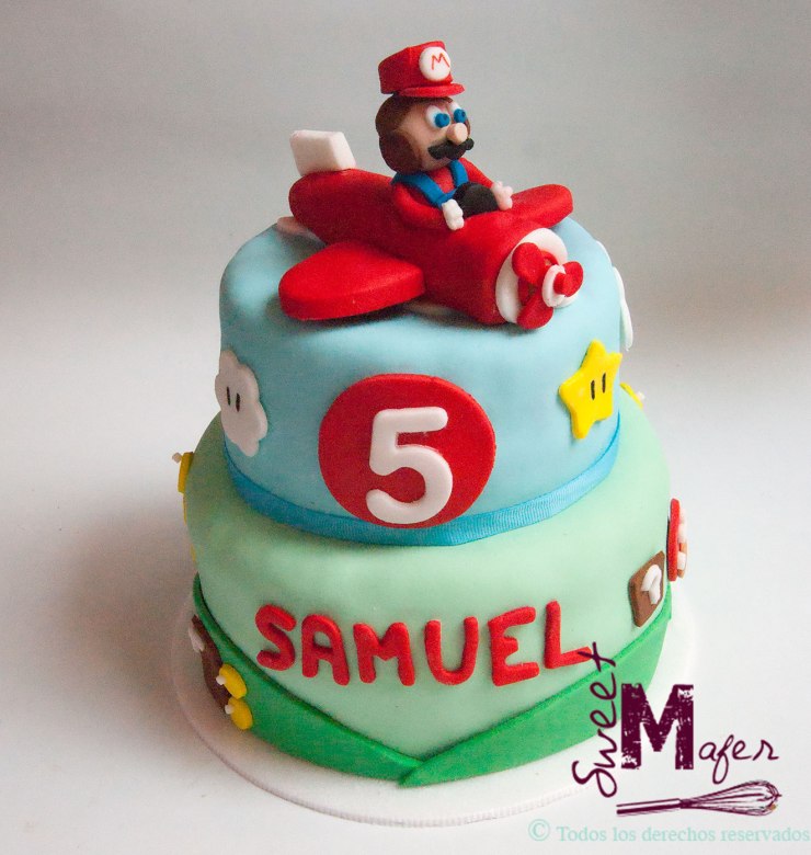 Torta Mario Bross avión