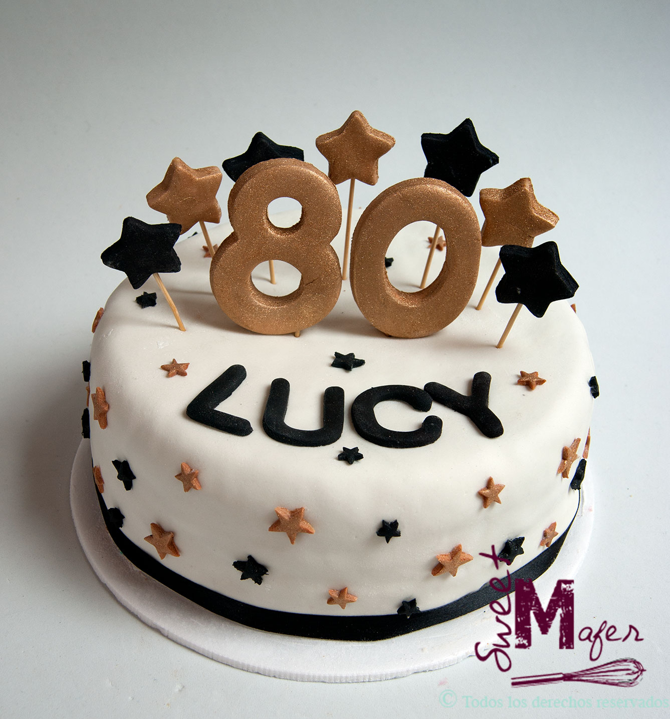 Torta 80 años